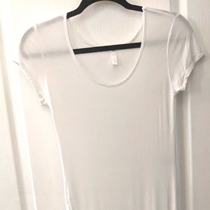 Ladies white cover up dress